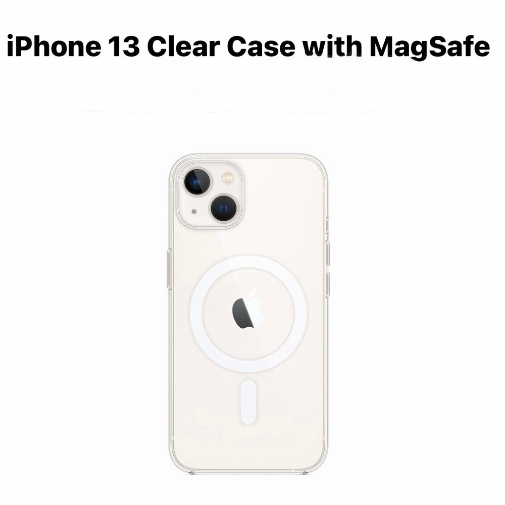 Apple iPhone 13 Transparent Case with MagSafe - White